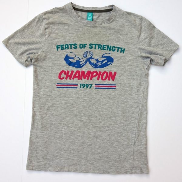 Feats of Strength Champion T-Shirt Design