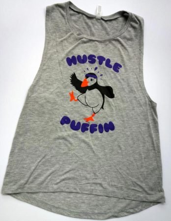 Hustle Puffin T-Shirt Design